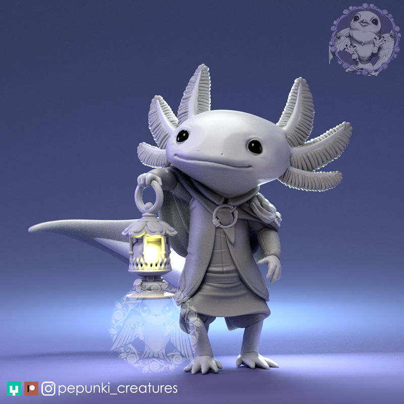 Axolotl Lantern